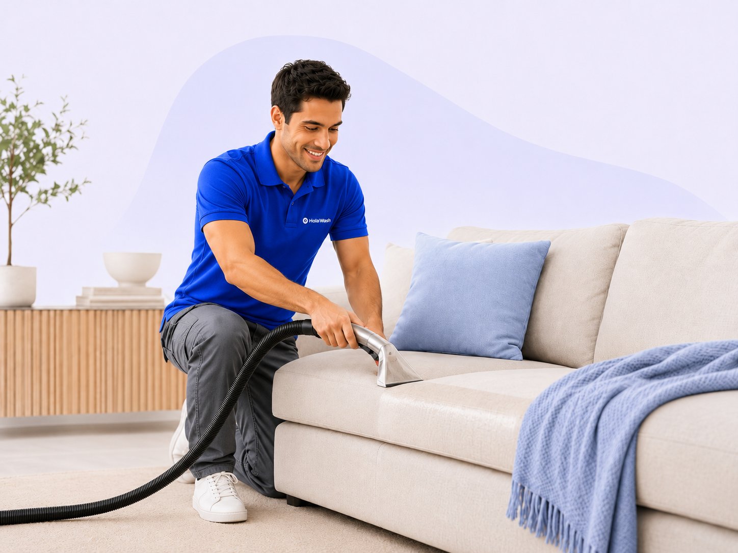 Deep-cleaned at home